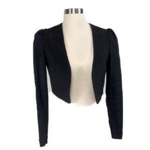H&M Black Cropped Blazer